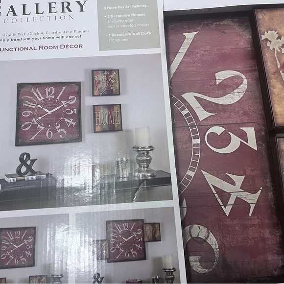 Gallery Collection 3-Piece Wall Decor Set – Rustic & Functional Design - Picture 9 of 15